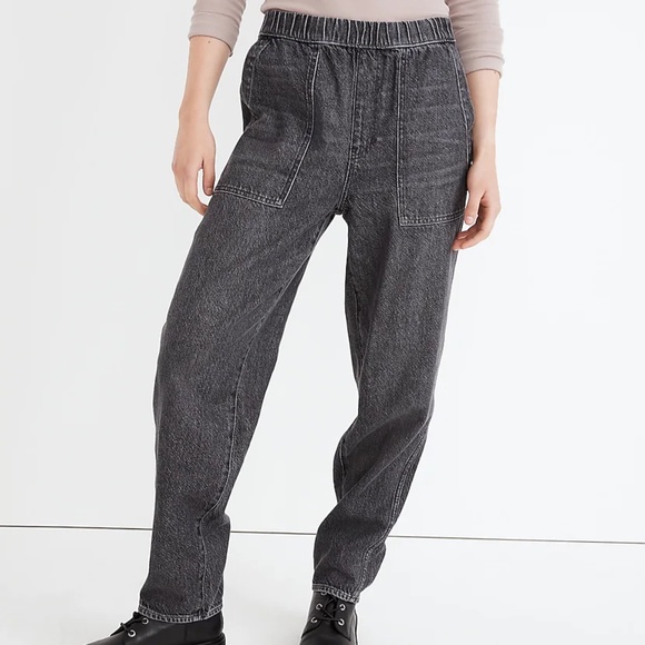 NWT Madewell sz Extra Large Tall PULL-ON RELAXED JEAN IN CHELFORD Wash - Picture 3 of 11